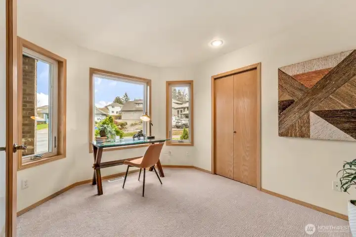 Main level bedroom or great office.