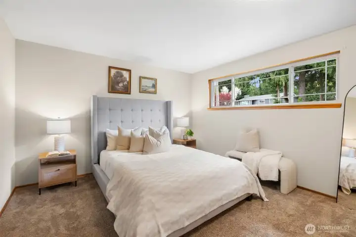 Primary Bedroom on main floor.