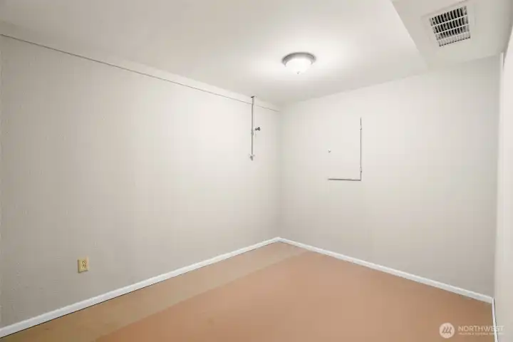 Lower level extra finished room #1