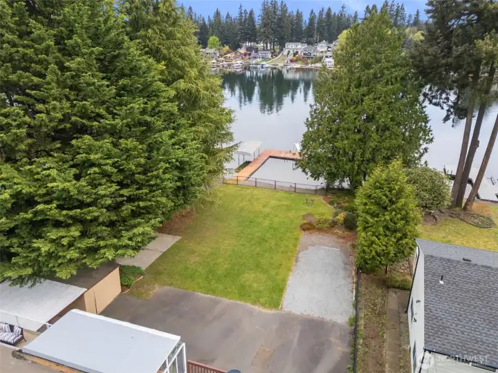 Carport, shop, RV parking and extra storage shed all in back yard.