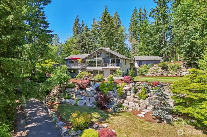 Privacy on expansive 6+ acres! Enjoy the views