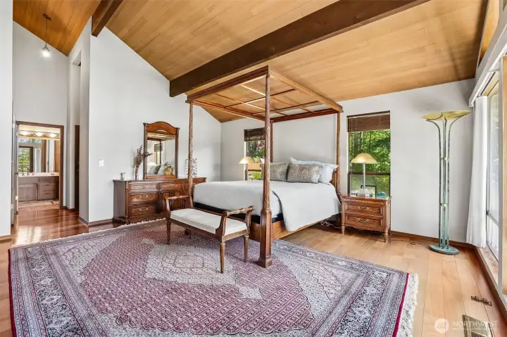 Master bedroom on Main floor