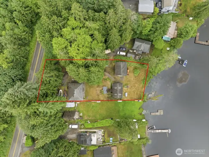Two tax parcels totaling .66 acres.