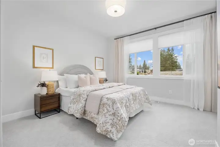 Secondary bedroom with ensuite bath