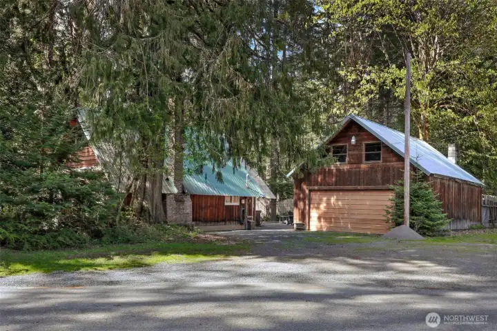 Second Driveway to Detached Garage