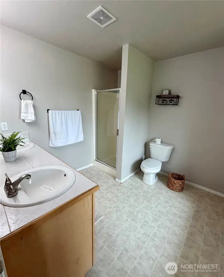 Primary bath suite