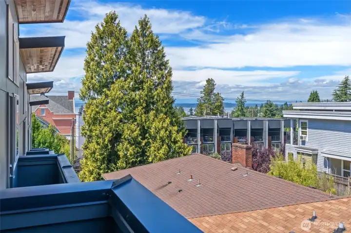 Enjoy beautiful views from the primary bedroom, with more expansive views from the private step-out balcony. Enjoy beautiful views from the primary bedroom, with more expansive views from the private step-out balcony.