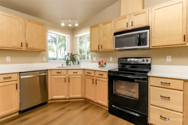 Shaker cabinets and newer appliances