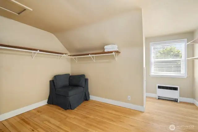 Upstairs "Bonus" room or Primary bedroom walk in closet
