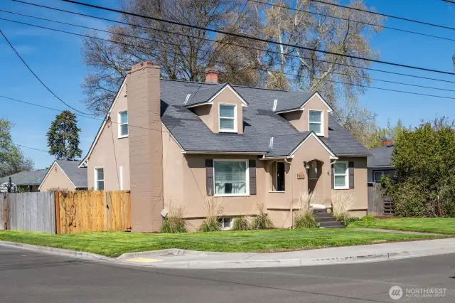 Picture perfect located on a corner lot with lots of off street parking.