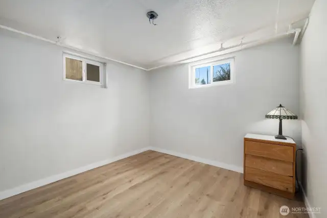 Lower Level Bedroom #4 (non-egress windows)