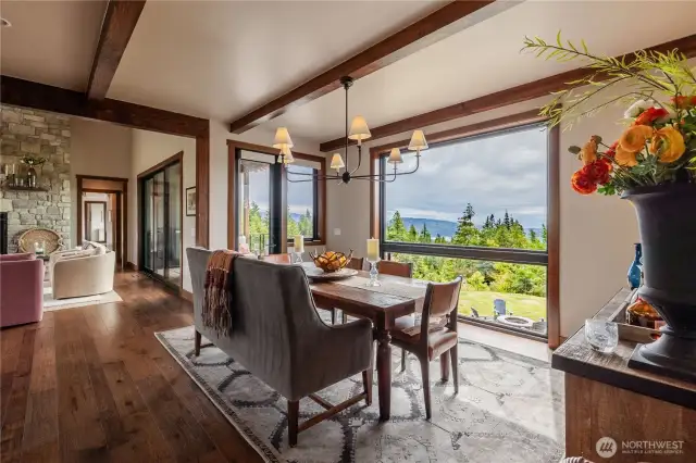 From every vantage point in the house it is evident that a great amount of thought and care has gone into curating the end result of this home.