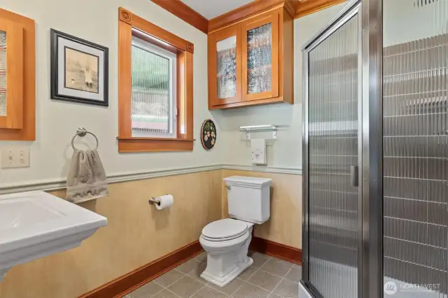 3/4 bathroom on main level