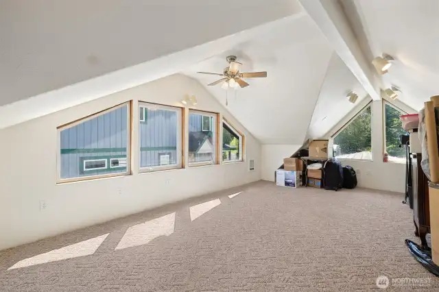 Bonus room above garage. 4 bed septic, maybe convert to ADU?