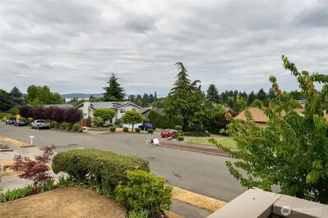 Views of the Sound, Mount Baker and East Cascades on a clear day!