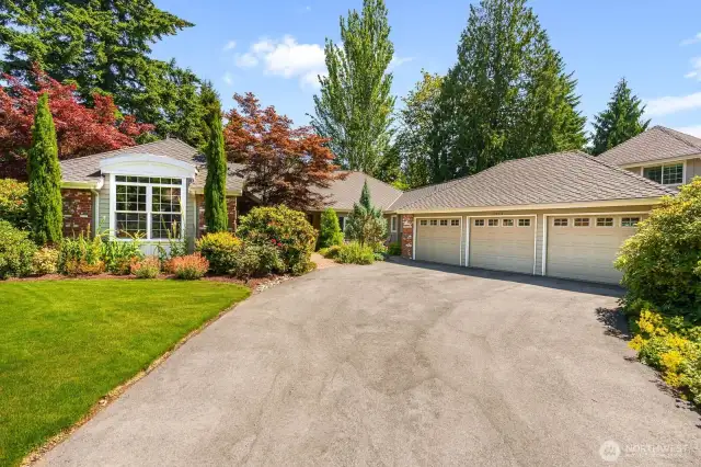 3-car garage & corner lot!