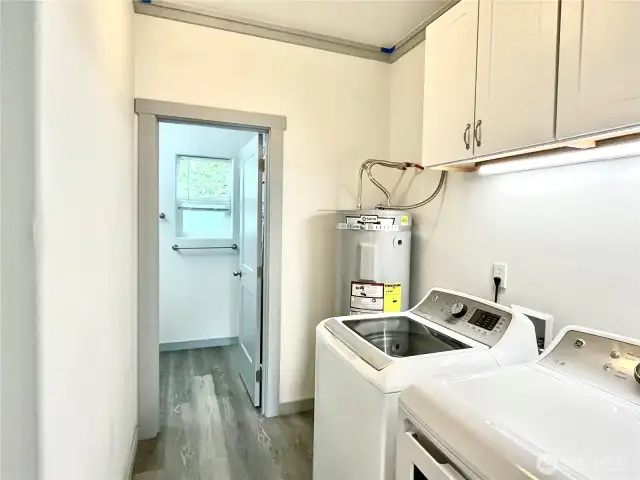 Welcoming Laundry Room / Mud Room conveniently located by the kitchen and entry