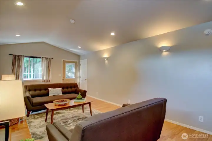 Looking towards the backdoor to private patio  area.