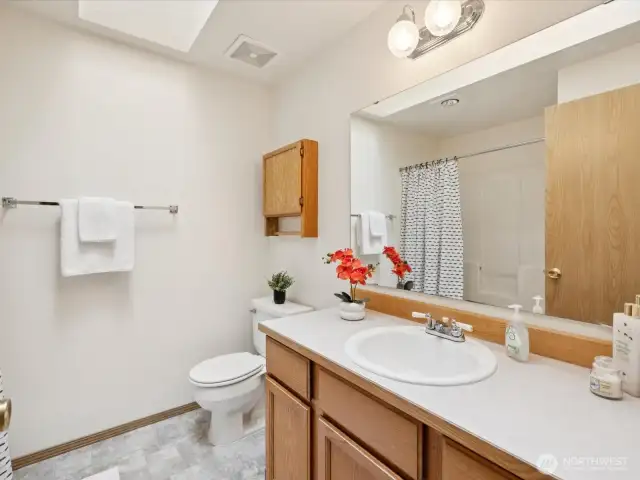 Full bathroom upstairs