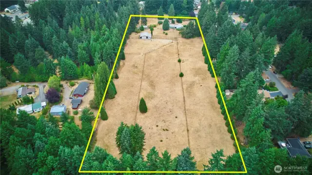7.4 acres ready to make it your own!