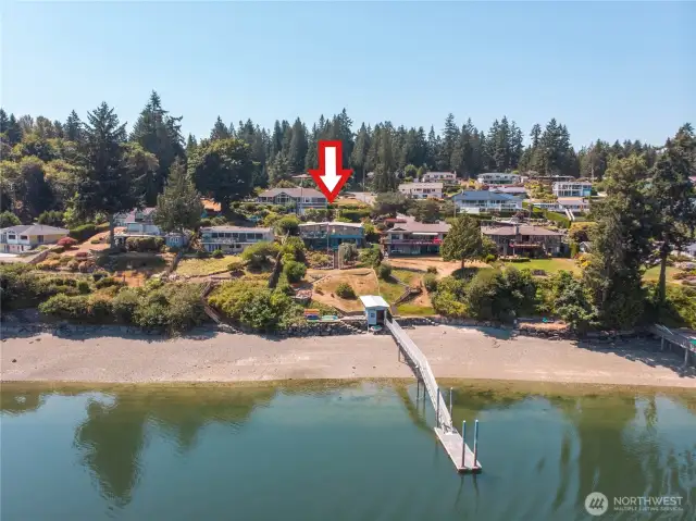 Beautiful Wollochet Bay waterfront home with deep   water dock