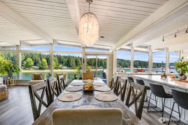 Formal dining area