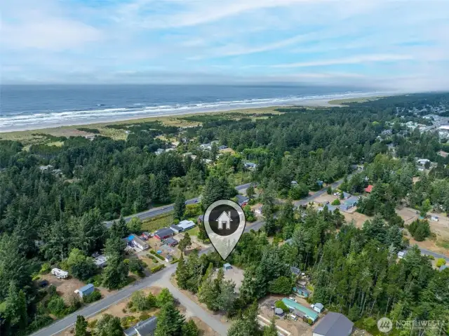 Pacific Ocean - Northwest of property