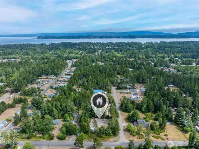 Willapa Bay - East of property