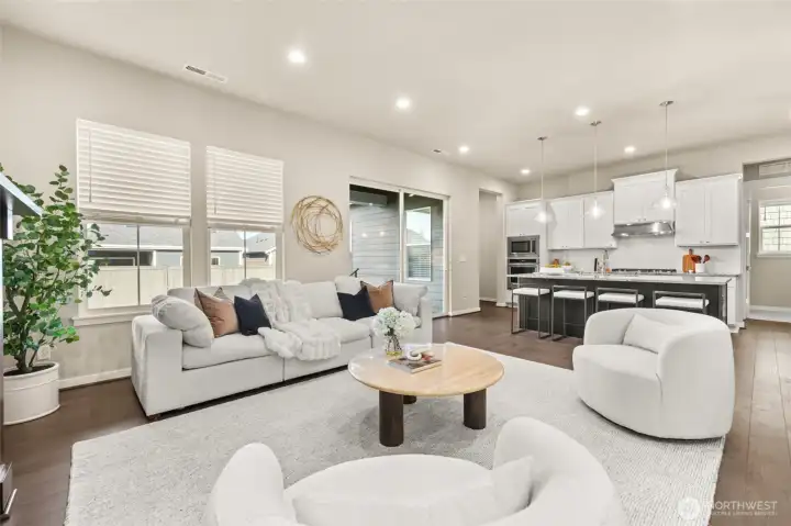 Entertain with ease in this open and airy living space.