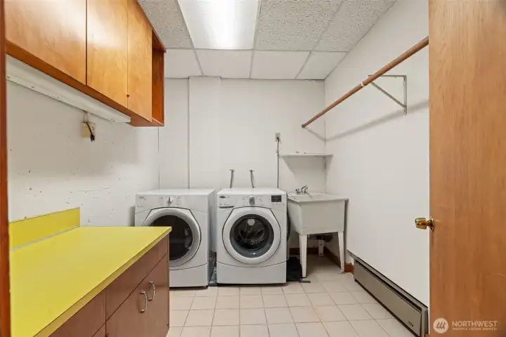 Laundry room.