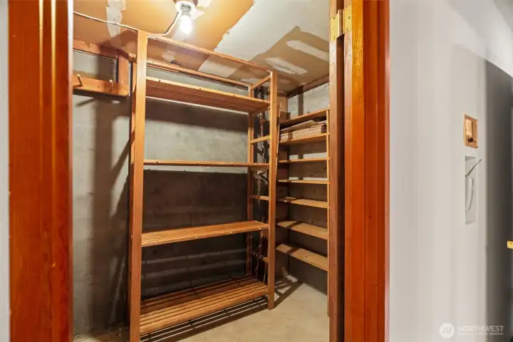 Tons of lower level storage.