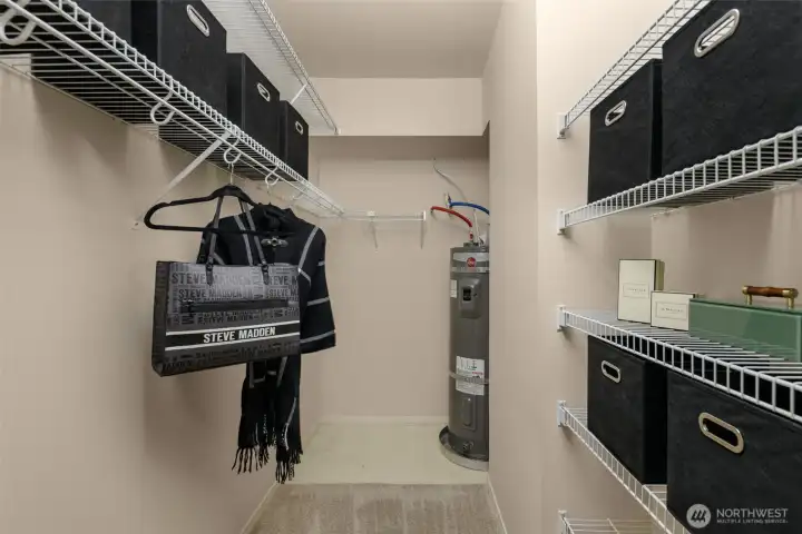 Must see this walk-in closet in person to truly appreciate the space!