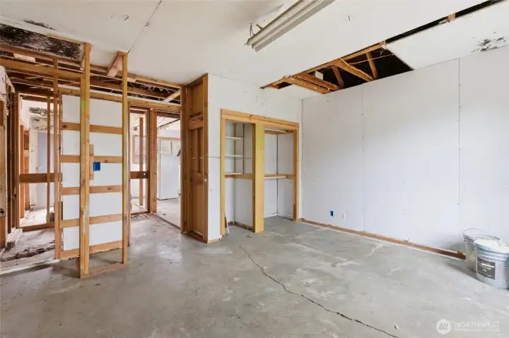 Interior Photo of Detached Garage