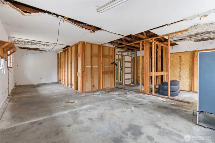 Interior Photo of Detached Garage