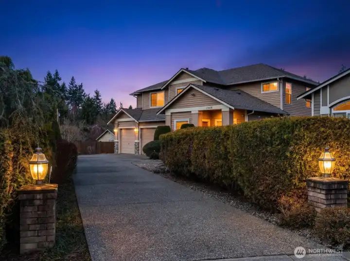 Front exterior driveway