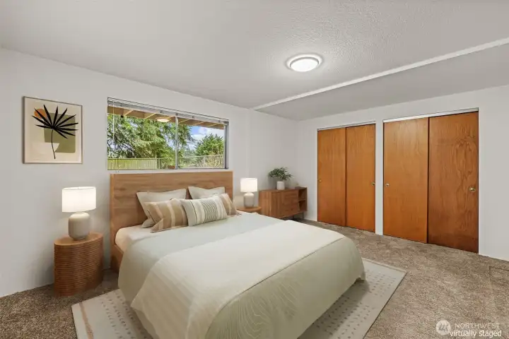 Bedroom 3 or 4 if you choose to make the family room into a primary