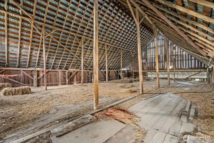 Upper level of the barn.