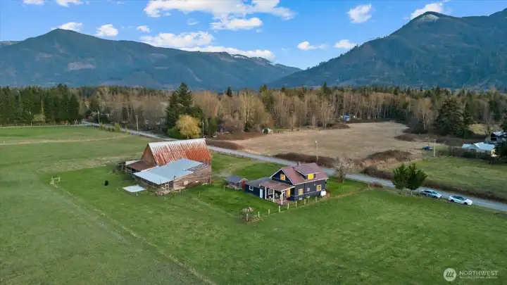 South view of the property 2.9 acres