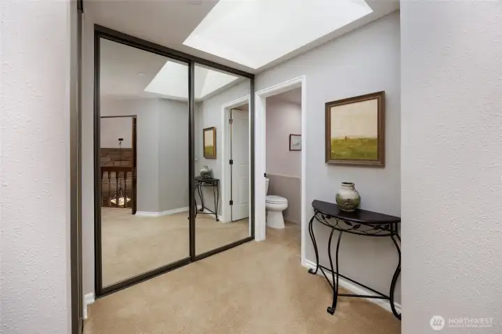 Primary retreat dual closets