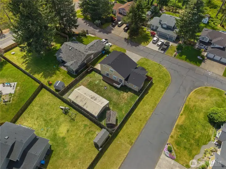 Take in the generous lot size, fenced backyard, carport, and cul-de-sac-style neighborhood setting.