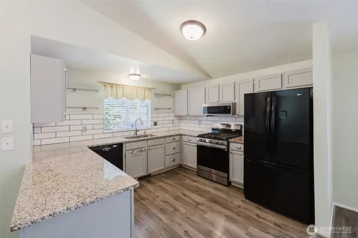 Well-appointed kitchen.