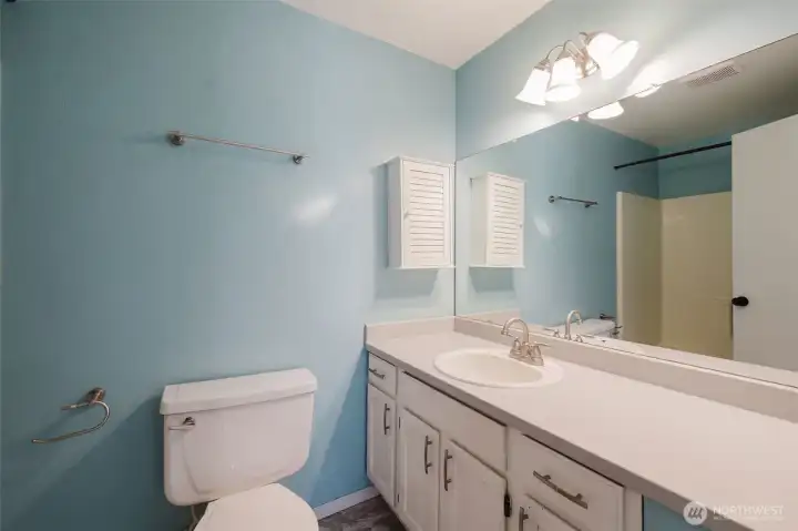 Hall bath.