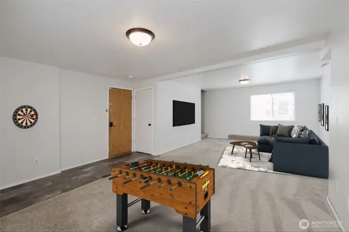 "Flex room", staged.