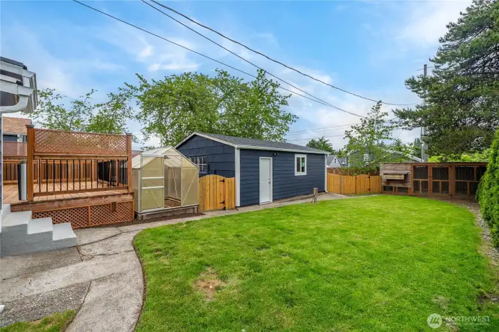 Spacious Backyard