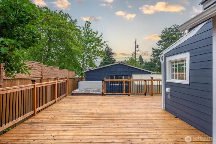 Deck Area Off Dining Room