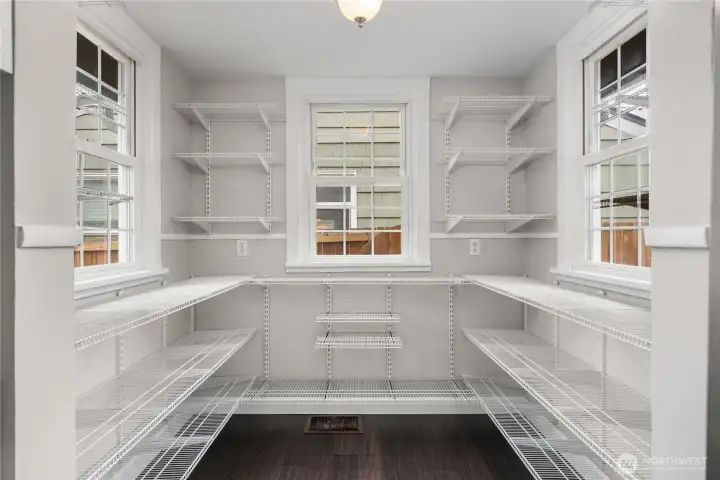 Extra Large Walk-in Pantry & Storage