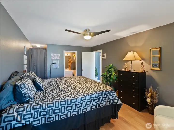 Very spacious. For reference, this is a king-sized bed.
