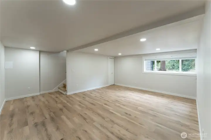 Huge downstairs bonus room