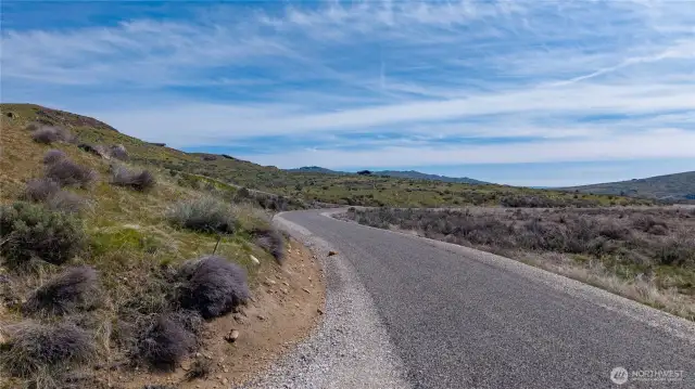 paved road