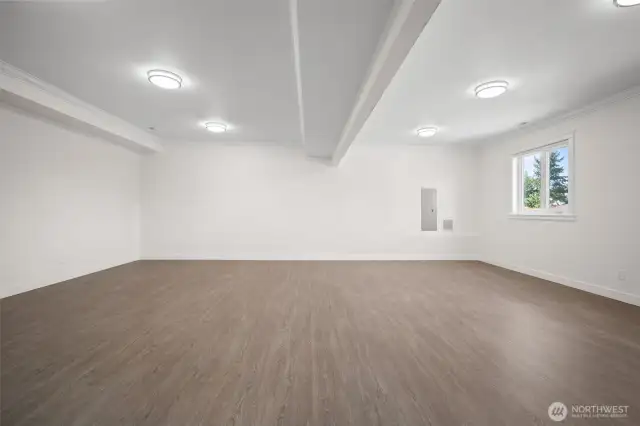 Massive entertainment/family room.  Almost 600 SF.